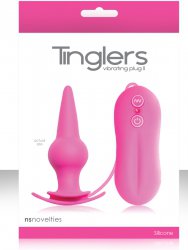Анальная пробка с вибрацией Tinglers Plug II – розовая