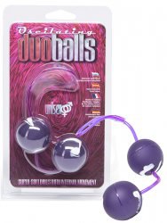 Вагинальные шарики Oscilating Duo Balls – фиолетовый