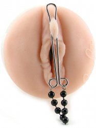 Украшение для половых губ Cleopatra Collection Clitoral Jewelry Beads - черный